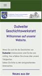Mobile Screenshot of dudweiler-geschichtswerkstatt.de